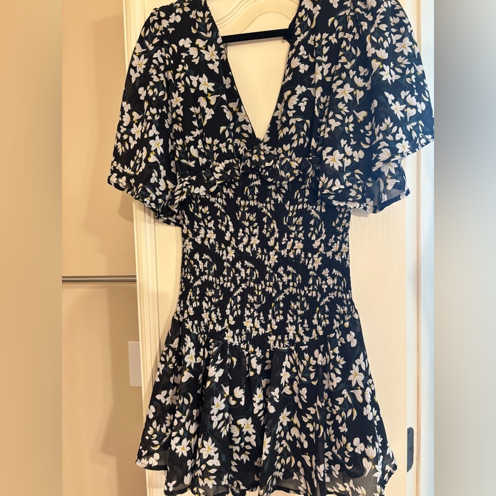 Floral V-Neck Dress